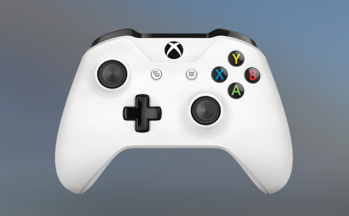 Gamepad used by the THGF Hang Glider controls preset
